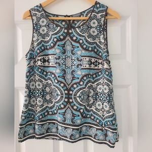 Ann Taylor Silk Sleeveless Blouse